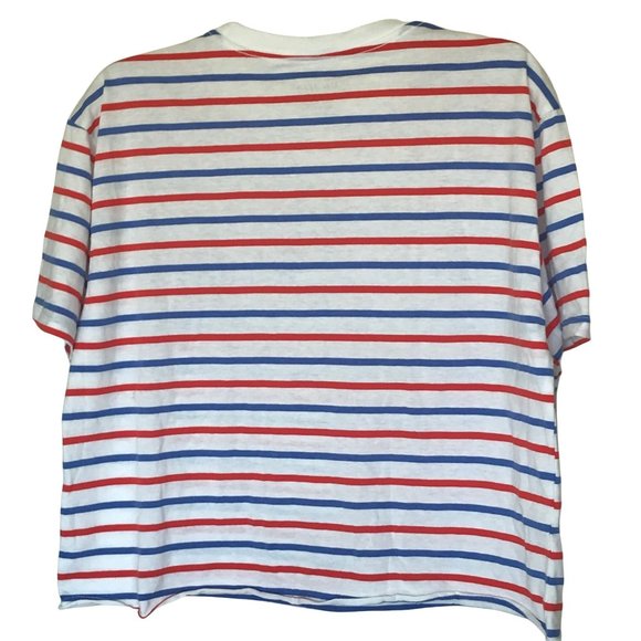 Mad Engine Mighty Fine Women's Red White Blue USA Tee Shirt XL New - Picture 2 of 11